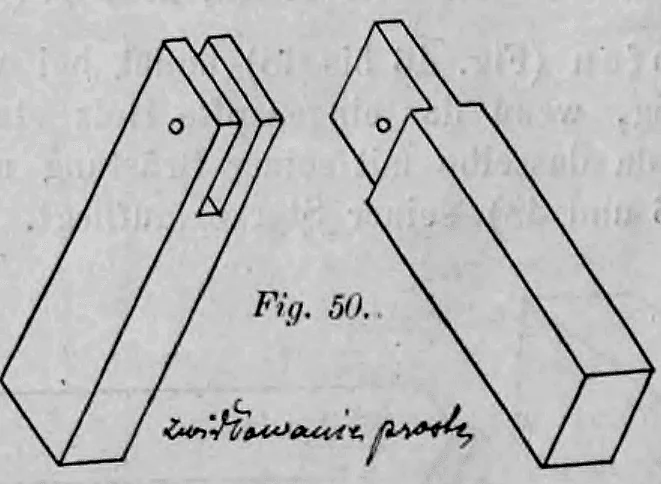 Fig. 50: Darstellung eines Scherzapfens für Dachkonstruktionen.