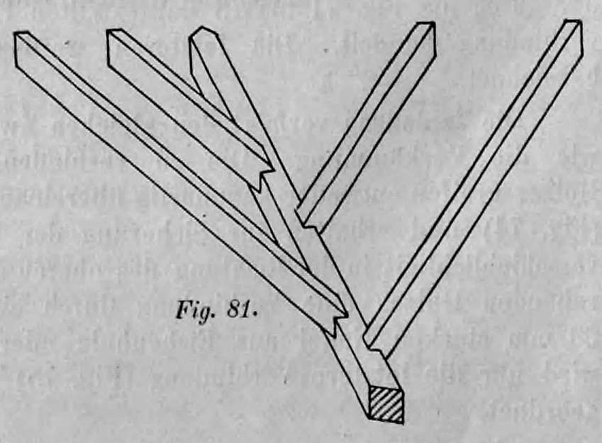 Fig. 81: Detail einer Klauenschiftung am Kehlsparren.