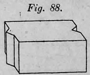 Fig. 88: Schwalbenschwanzförmige Nut- und Federverbindung.
