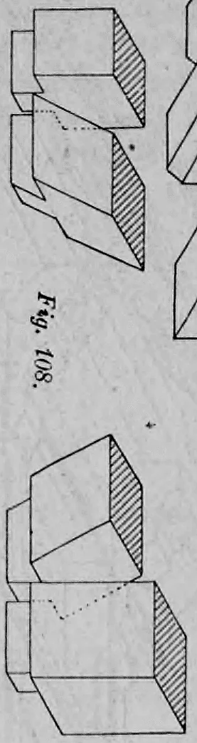 Fig. 108: Detailansicht der Holzverbindungen und Strebenköpfe.