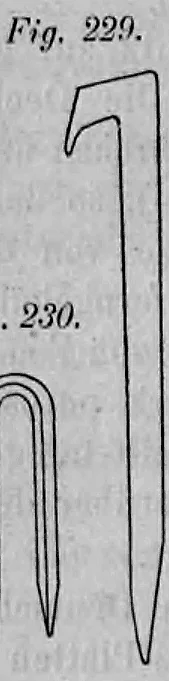 Fig. 229: Detail eines Spannhakens zur Befestigung von Rundeisen.