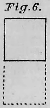 Fig. 6: Grundriss eines halben Ziegels, auch Kopf genannt.