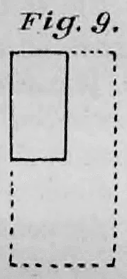 Fig. 9: Grundriss eines Viertelsteins oder Quartierstücks.