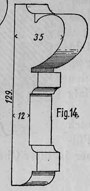 Fig. 14: Ein schmaleres Profilbeispiel für eine Türbekleidung.
