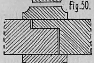 Fig. 50: Profil einer Schlagleiste mit stärkerer Profilierung.