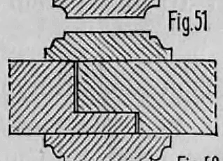 Fig. 51: Profil einer Schlagleiste mit Hohlkehlen.