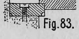 Fig. 83: Schnitt durch einen ornamental erweiterten Futterrahmen für breite Türöffnungen.
