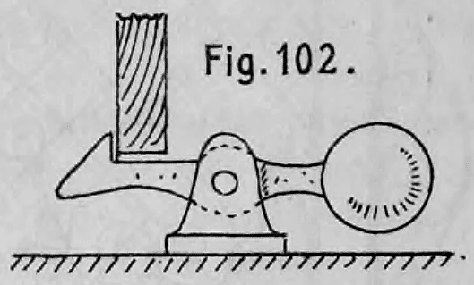 Fig. 102: Detailzeichnung eines Torstoppers für den Boden.