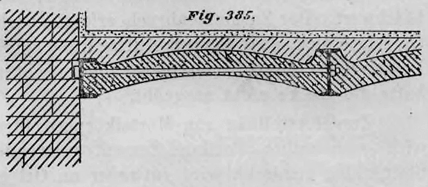 Ein Textsegment zur konstruktiven Ausführung und Rissvermeidung bei Betonkappen zwischen Mauern und Eisenträgern.