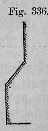 Schematische Profilzeichnung eines Sockelmauerwerks mit Dossierung.