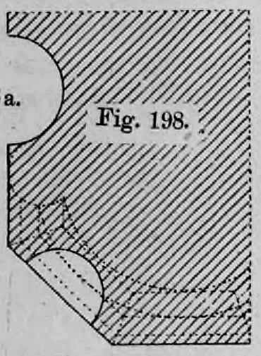 Fig. 198: Detail-Grundriss unmittelbar oberhalb des Pfeilerkopfes.