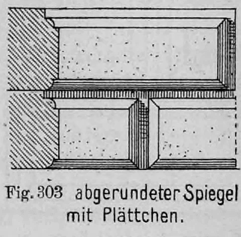 Fig. 303: Quader mit abgerundeter Abfasung und einem zusätzlichen Plättchen am Rand.