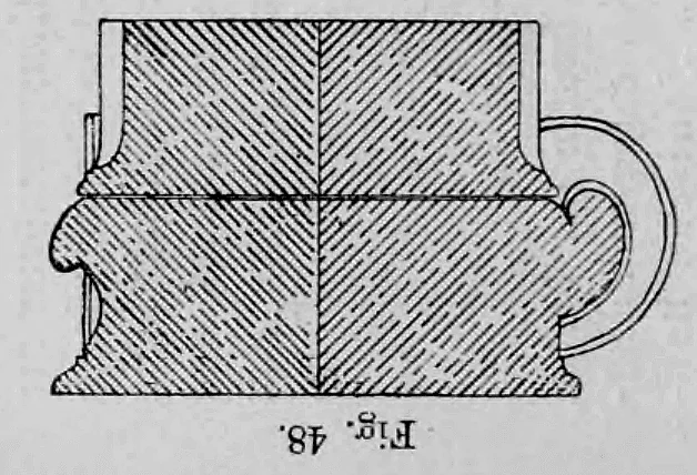 Fig. 48: Detailstudie einer ionischen Säulenbasis.