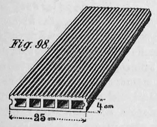 Fig. 98: Hohl-Falzsteine von Heinrich Breuning.