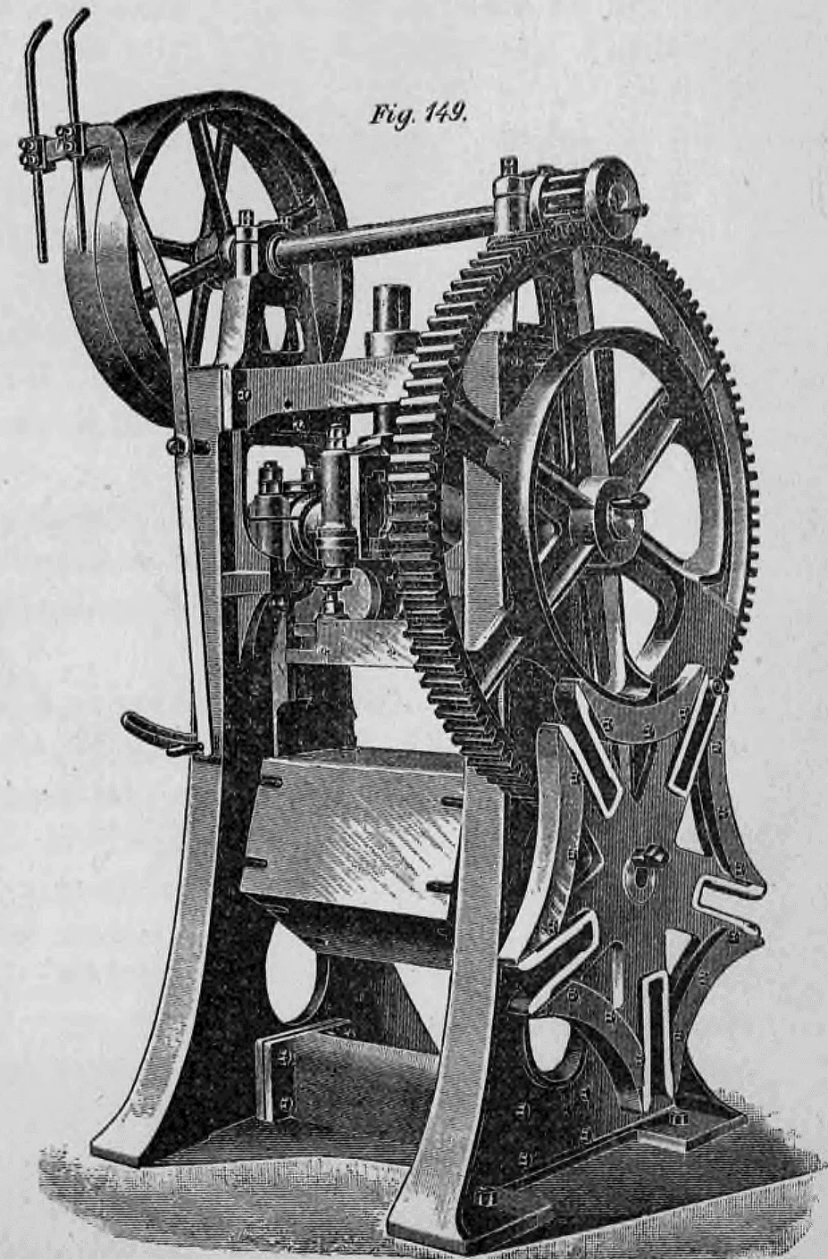 Fig. 149: Komplexe Industriemaschine zur Ziegelproduktion.