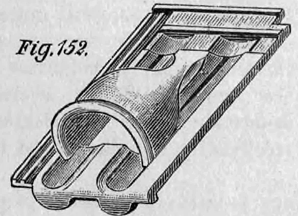 Fig. 152: Eine Dachhaube aus Ton zur Belüftung oder Belichtung.